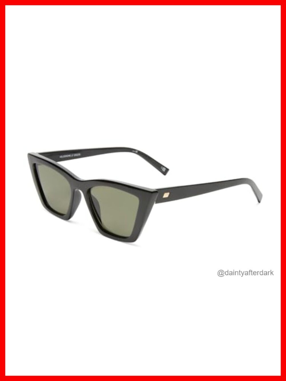 Women's Cat Eye Sunglasses UV Protection Half-Frame Polycarbonate Lenses